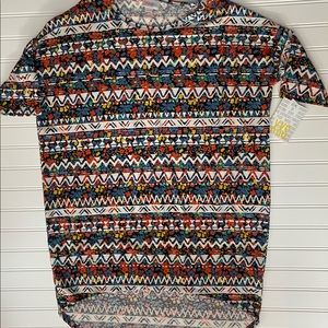 New with Tags XXS Fits a S. High Low Shirt LuLaRoe Irma